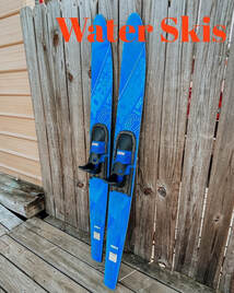 Water ski rental from Nauti-Dayz Boat Rentals on Lake Conroe, perfect for beginner and advanced skiers seeking exciting lake adventures in Montgomery, Texas